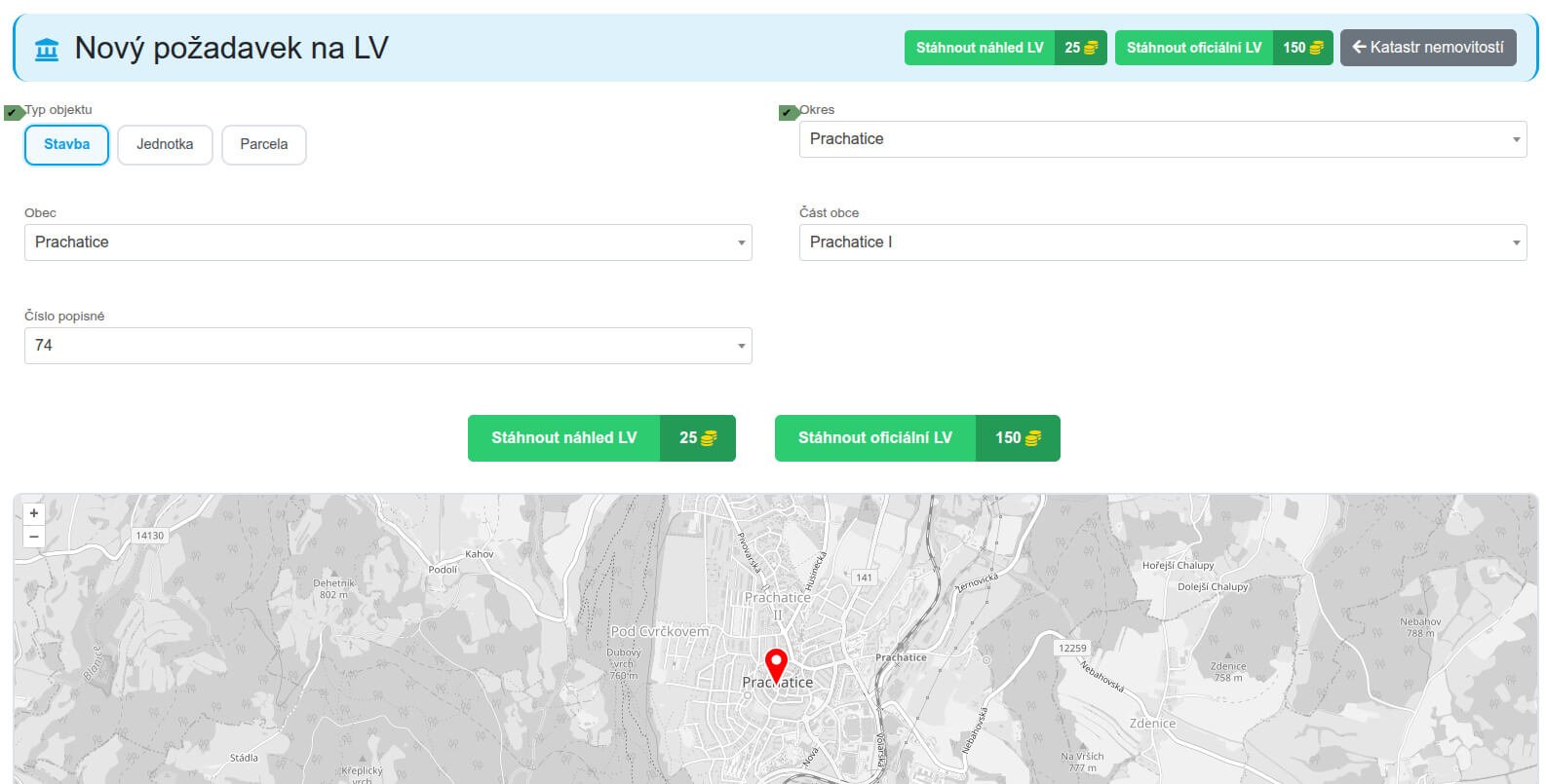List vlastnictví, videostaging a další