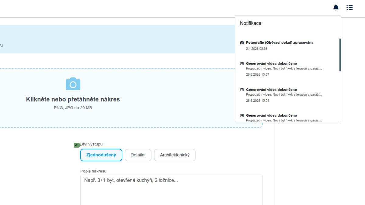 Novinky v realitni.ai: rychlejší notifikace a sjednocení designu