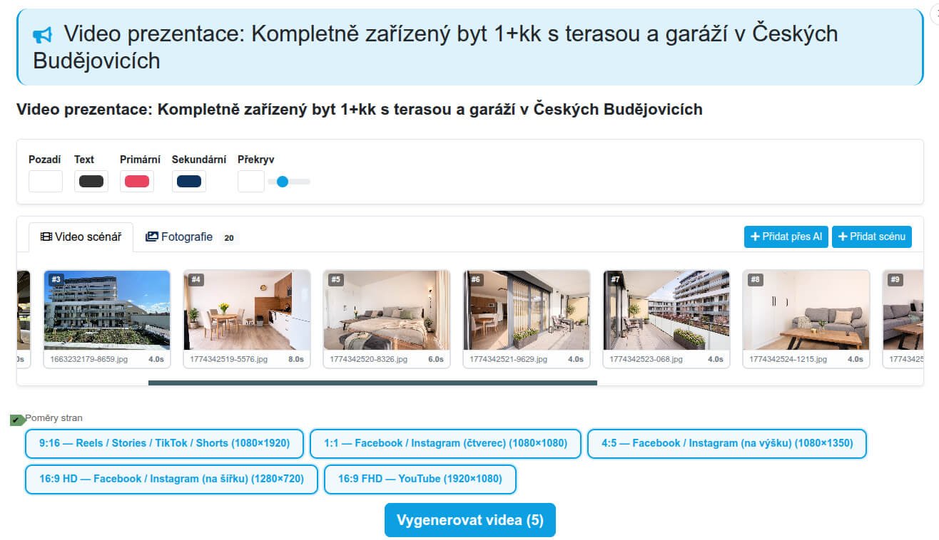 realitni.ai: DigiSign, foto bez lidí a další práce na videích